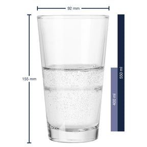 Massangaben zu Trinkglas EVENT 550 ml