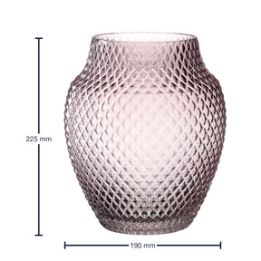 Massangaben zu Vase POESIA 23 cm viola