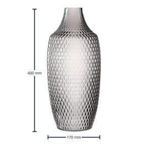 Massangaben zur Vase POESIA 40 cm grau