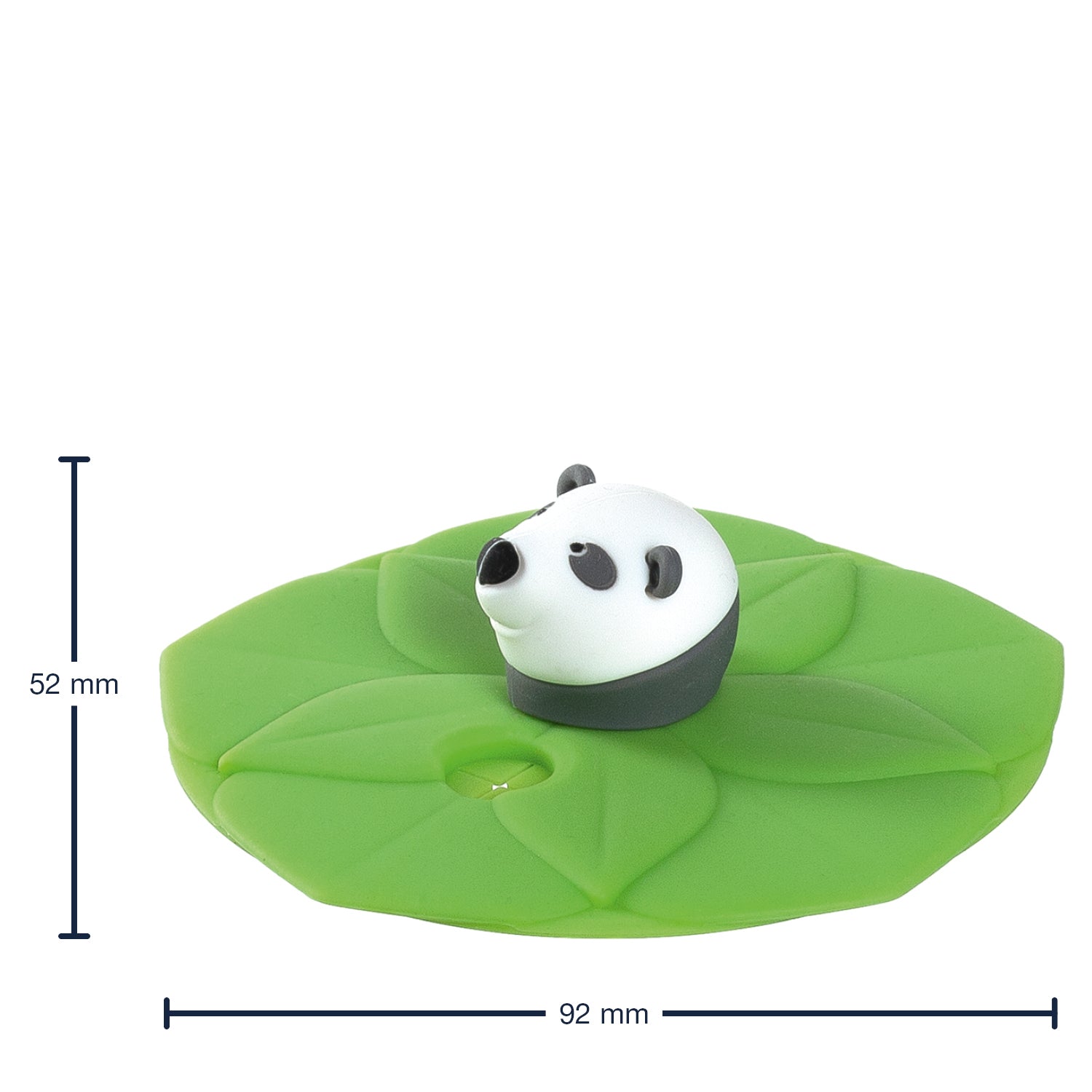 Massangaben zu Deckel BAMBINI 9 cm grün Panda