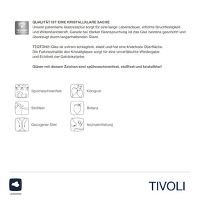 Produktinformationen und Qualitätsmerkmale zum Digestifglas TIVOLI