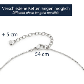 Massangaben zu Halskette PILEA mit Verlängerungskette