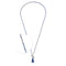 Halskette DONNA 80 cm blau Sommer