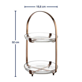 Massangaben zu Etagere CUCINA kupfer 2-teilig
