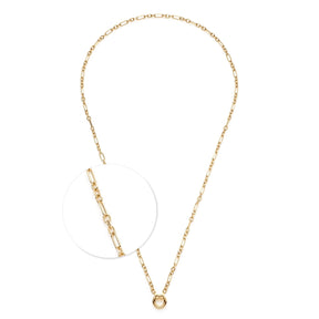 Halskette NINON Clip & Mix in gold, Detailansicht der Kettenstruktur