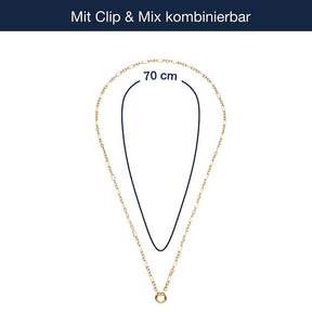 Massangaben zur Halskette NINON Clip & Mix gold