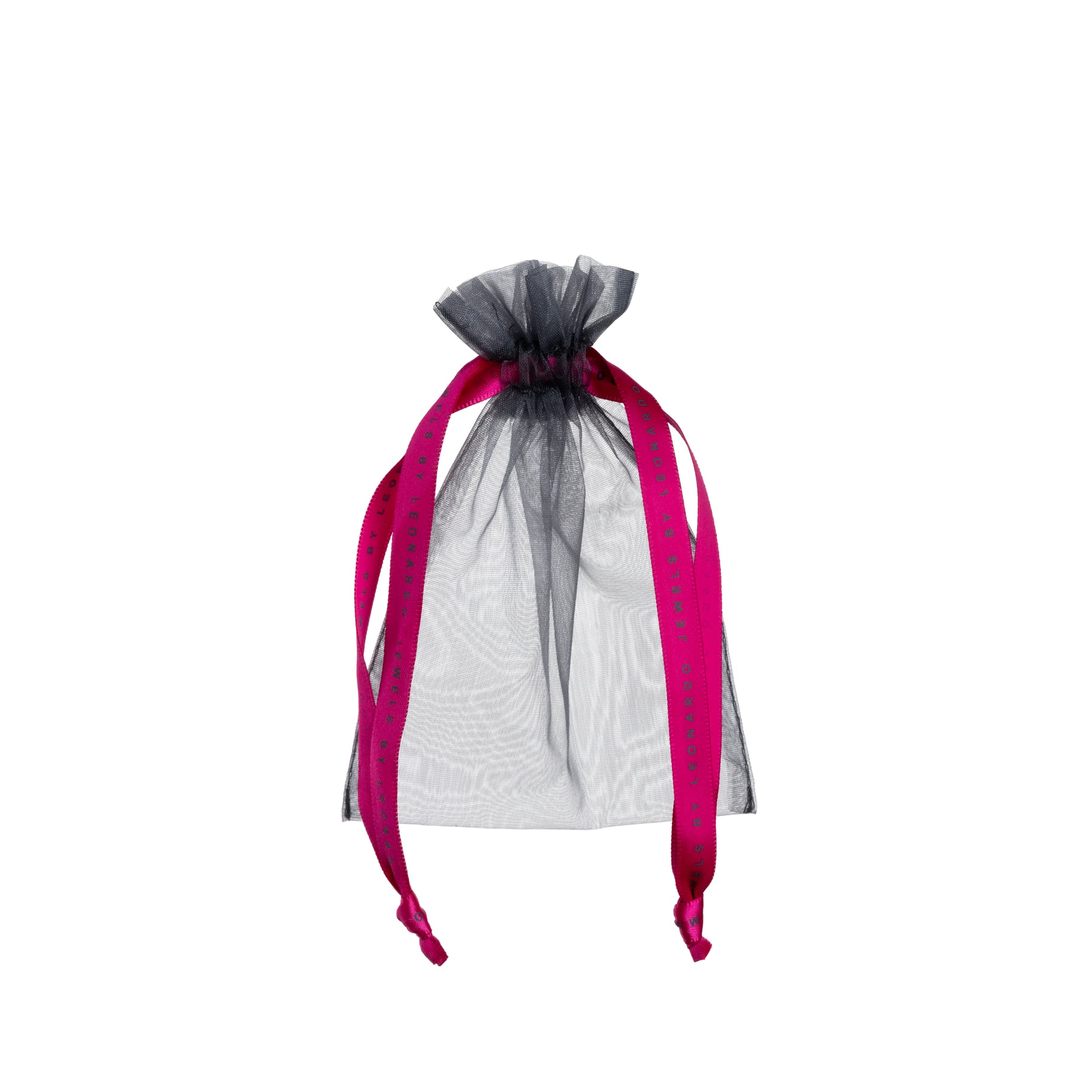 Anhänger ETOILE Clip & Mix in Geschenkbeutel aus Organza mit pinken Bändern