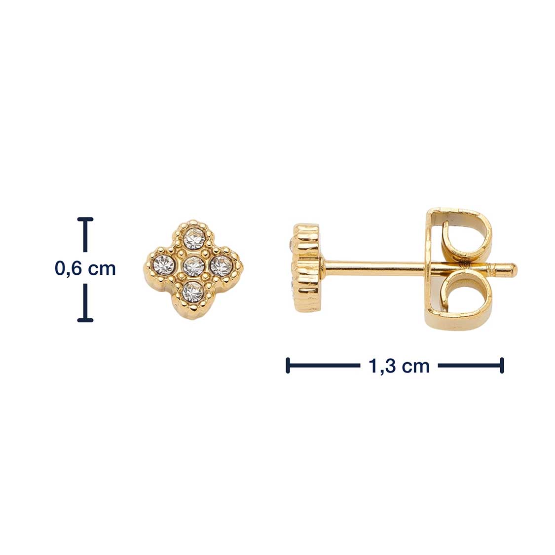 Messangaben zu Ohrstecker LISETTE gold CIAO