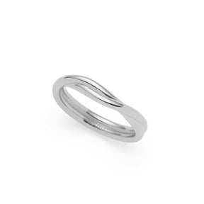 Ring TWISTER 17 CIAO in Silber, verschlungenes Design, Freisteller