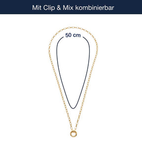 Massangaben zu Halskette TOMKE Clip & Mix gold