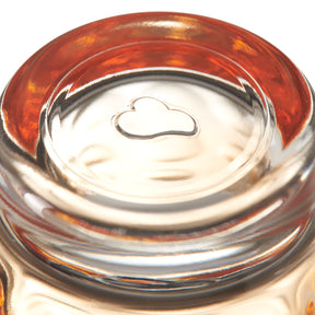 Trinkglas OPTIC 215 ml apricot mit Creme-Textur und Tropfenform