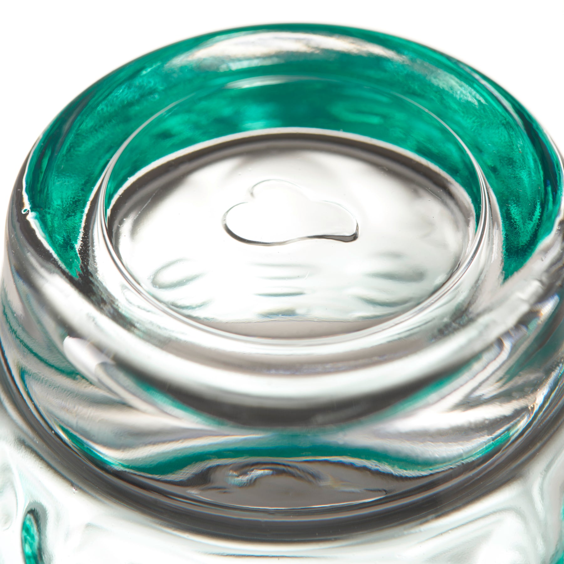 Trinkglas OPTIC 300 ml Pastell, Detailaufnahme der strukturierten Glasoberfläche