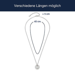 Massangaben zu Halskette SUE AMOUR 45 cm
