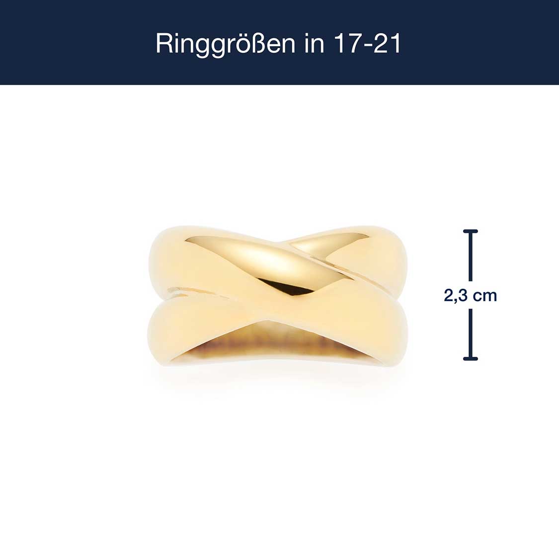 Massangaben zu Ring LISBETH gold