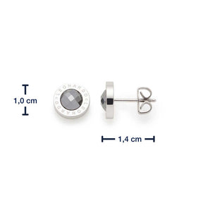Ohrstecker MATRIX Hermatite mit Massangaben