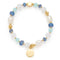 Armband HOPE gold/blau