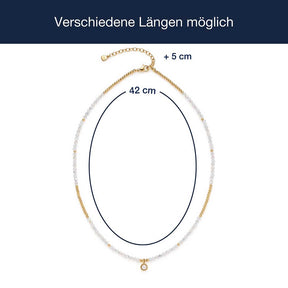 Massangaben zu Halskette ALTHINA 42 cm gold CIAO