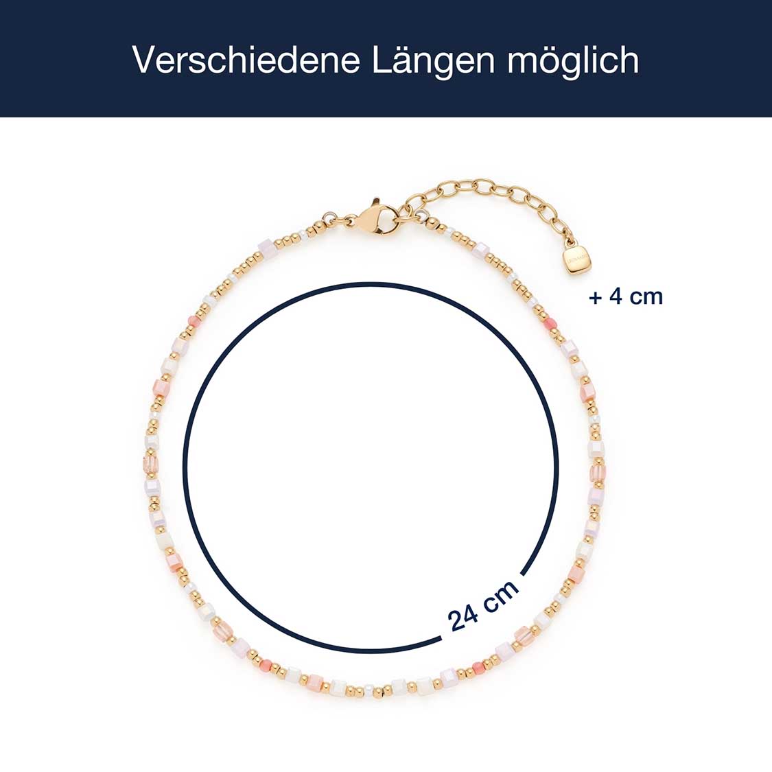 Massangaben zu Fußkette SHARI gold CIAO