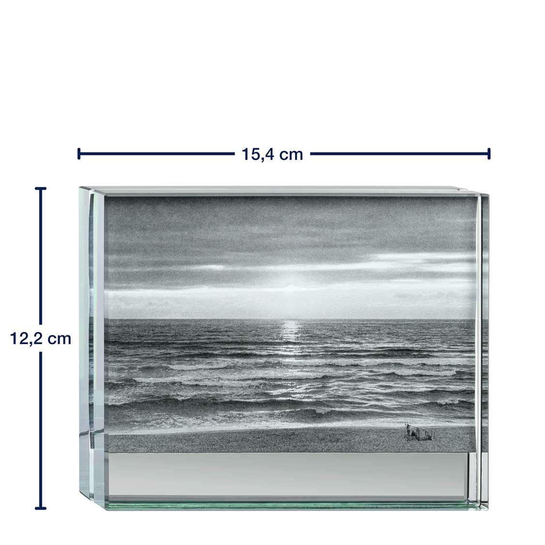 Massangaben zu Bilderrahmen LINEA mit Meereslandschaft