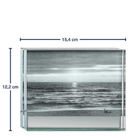 Massangaben zu Bilderrahmen LINEA mit Meereslandschaft