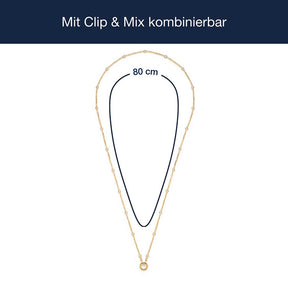 Massangaben zu Halskette REBECCA gold Clip & Mix