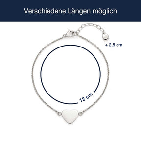 Massangaben zu Armband KELLY mit persönlicher Gravur