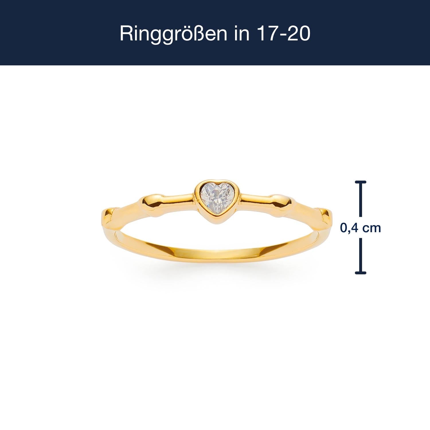Massangaben zu Ring CHRISTIE 17 gold CIAO