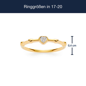 Massangaben zu Ring CHRISTIE 17 gold CIAO