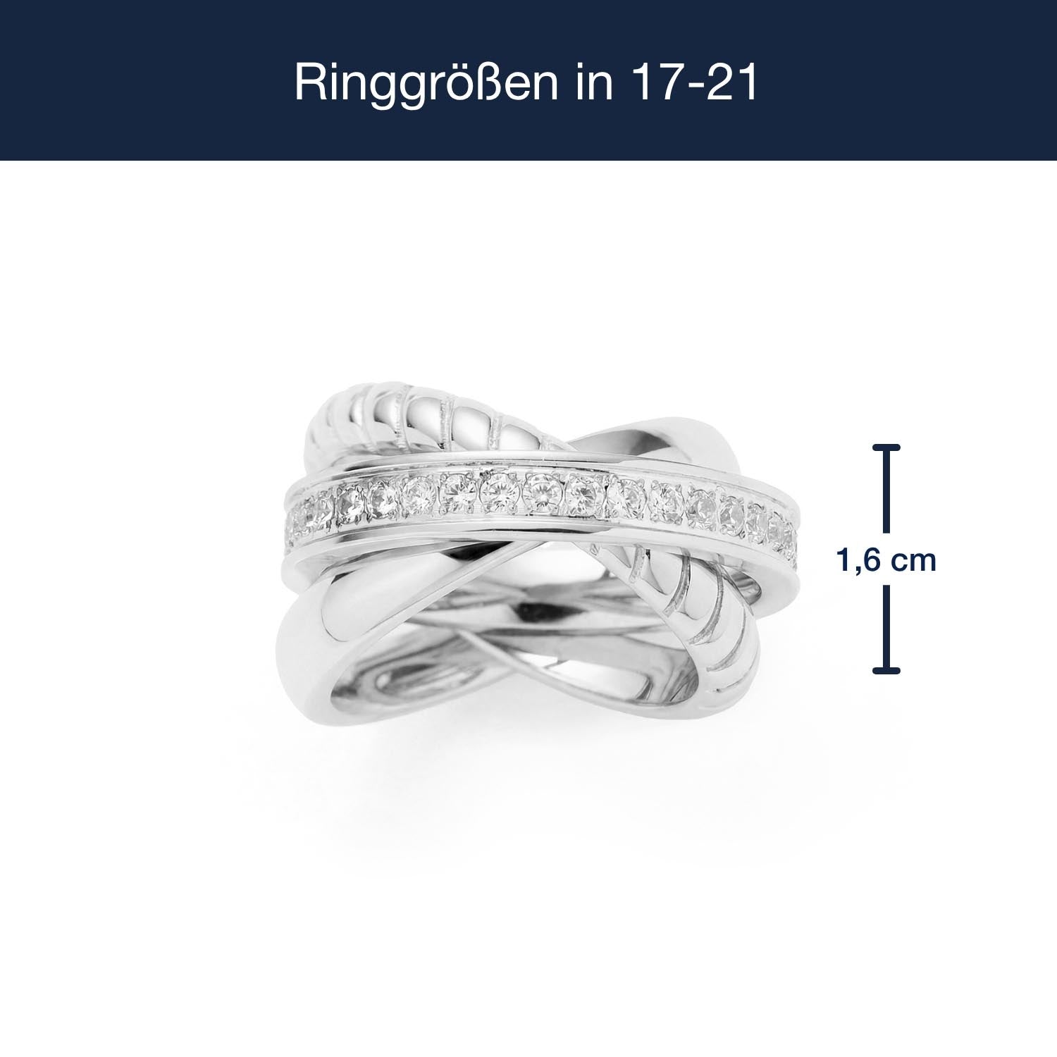 Massangaben zu Ring VERA 21, silberner Wickelring mit Zirkonia-Besatz