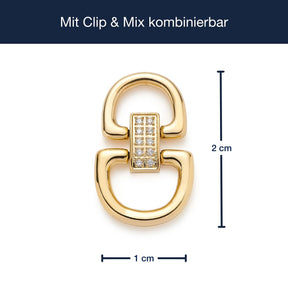 Massangaben zu Schäkel TUXIDO gold Clip & Mix