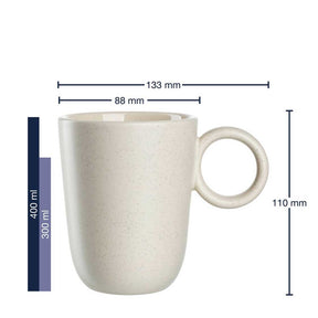 Massangaben zu Keramiktasse ROMA 400 ml creme
