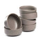 Keramikschale ROMA 16 cm taupe 6er-Set
