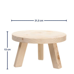 Massangaben zu Getränkespendersockel SUCCO beige Holz