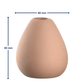 Massangaben zu Keramikvase LUMINOSA 8 cm apricot