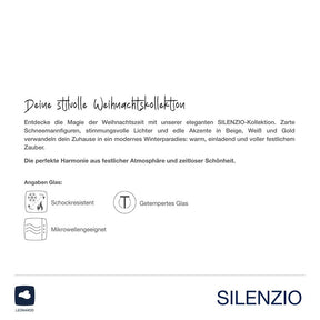 SILENZIO Kollektion Produktbeschreibung mit Glasangaben und Eigenschaften
