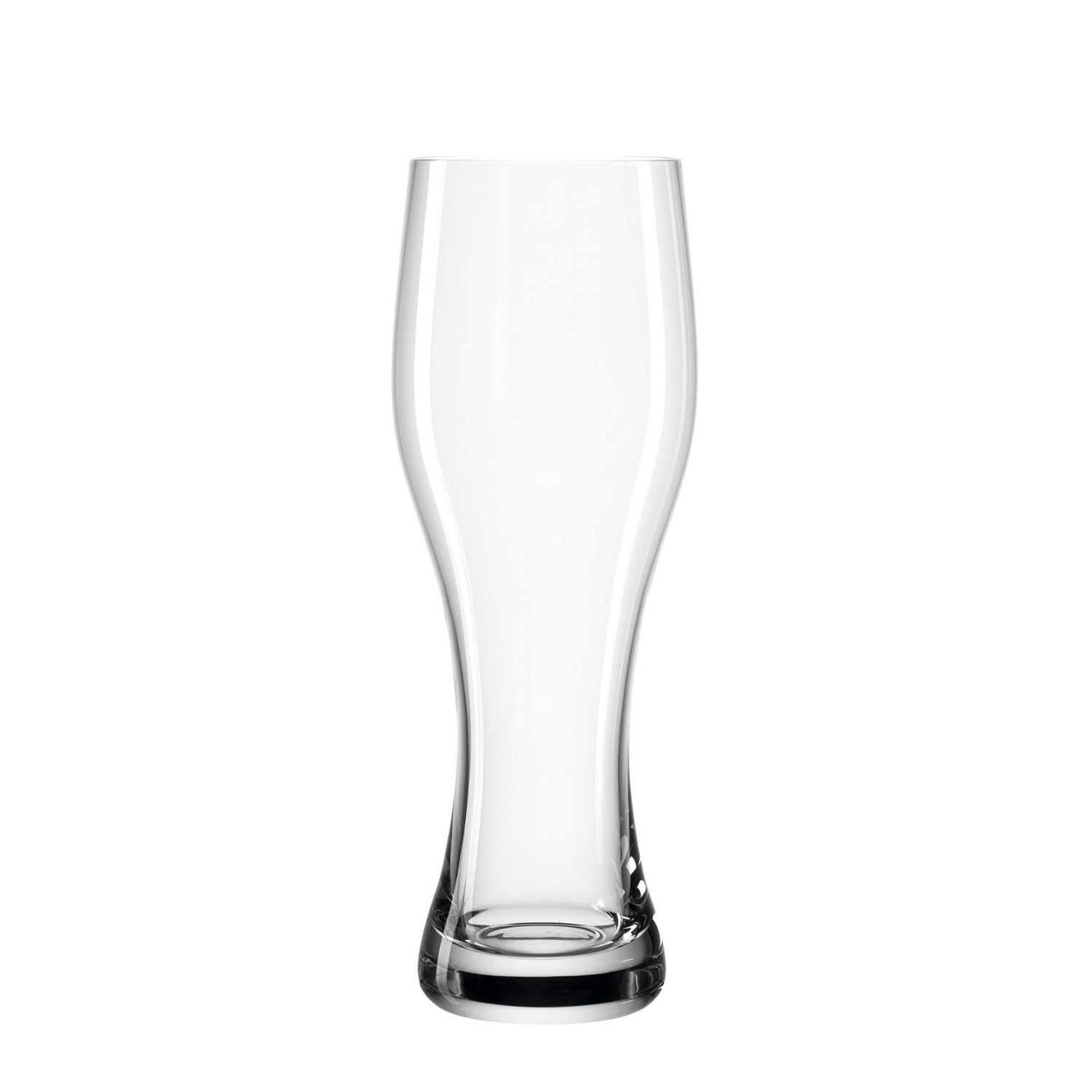 Weizenbierglas TAVERNA 500 ml, klares Glas, freigestellt vor weißem Hintergrund