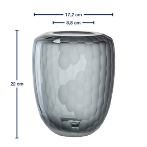 Massangaben zu Vase BELLAGIO 22 cm anthrazit