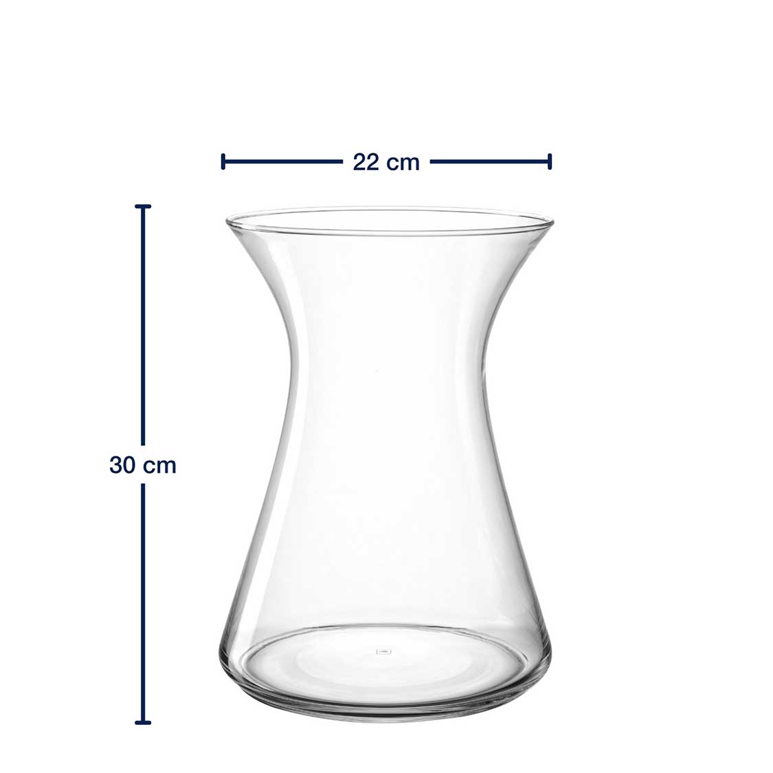 Massangaben zur Vase GIA 30 cm