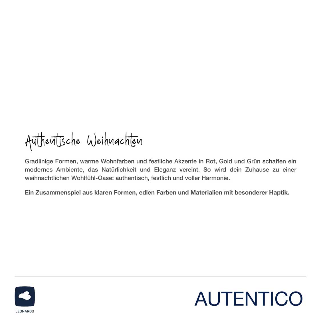 Tischlicht 15cm Stern AUTENTICO, Glas klar, Produktlogo unten links