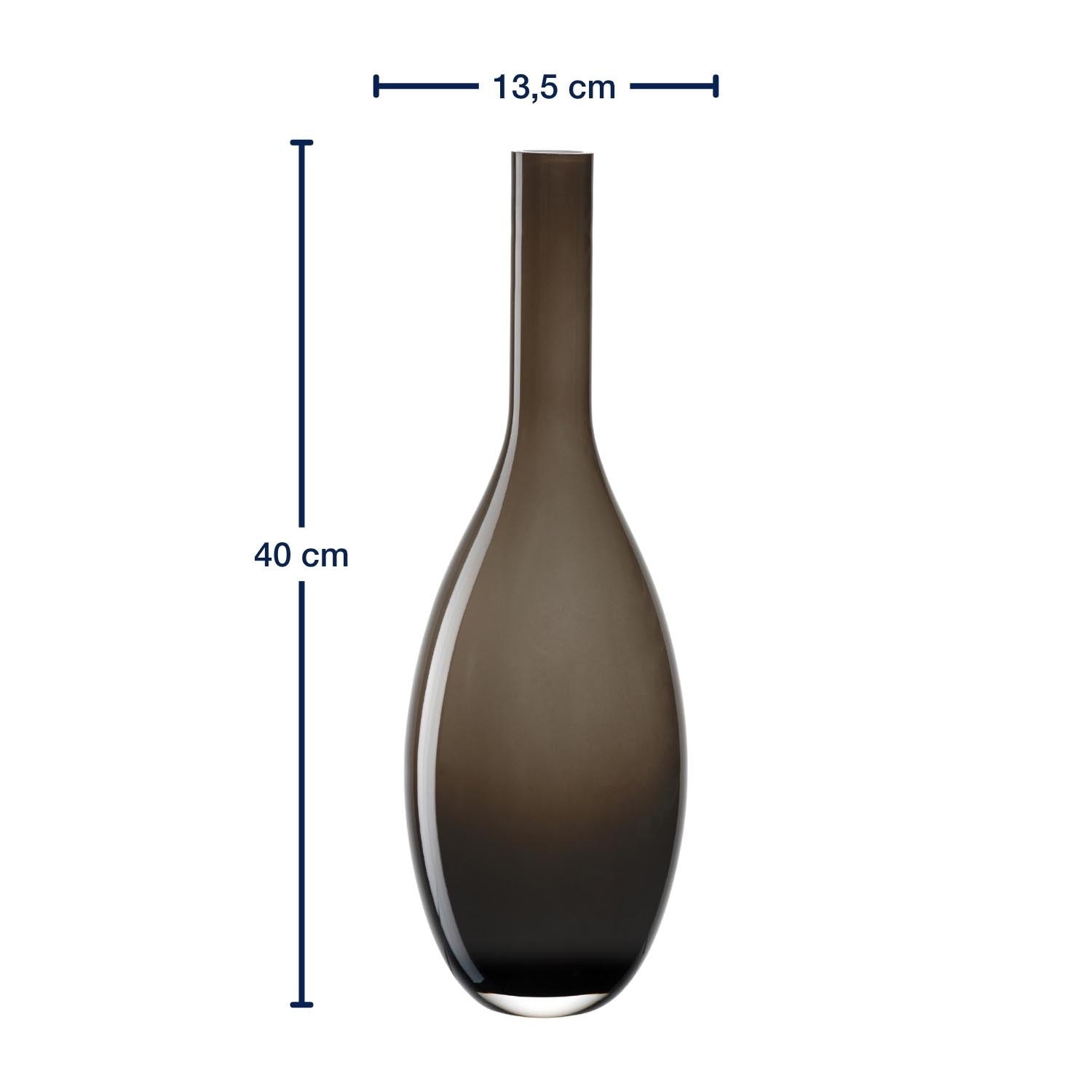 Massangaben zu Vase BEAUTY braun