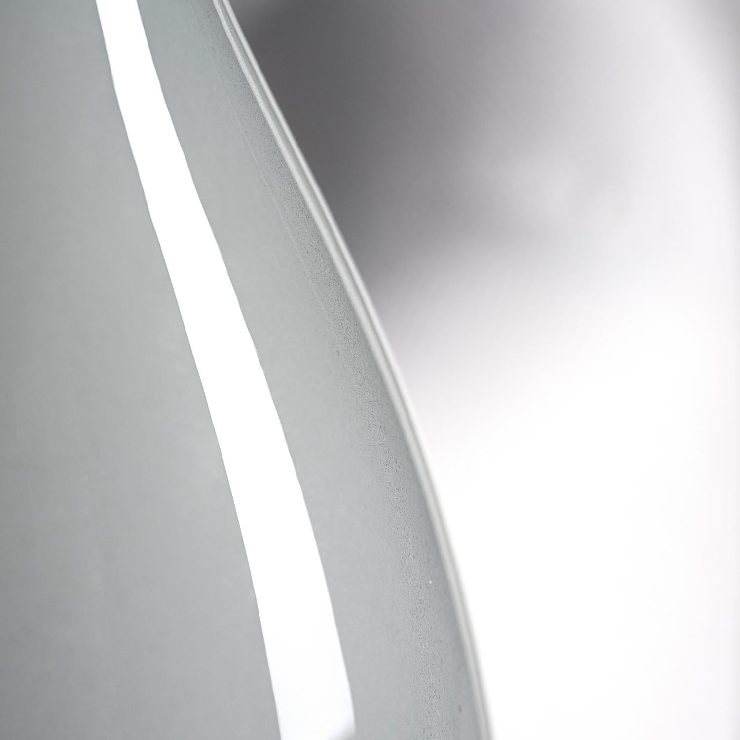 Vase BEAUTY 39 cm grau, Nahaufnahme der geschwungenen Form und Oberflaeche