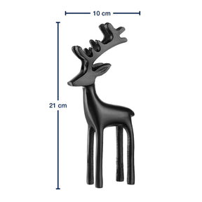 Massangaben zu Hirsch RIPOSO 21 cm schwarz