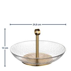 Massangaben zu Schale CENA 25 cm gold