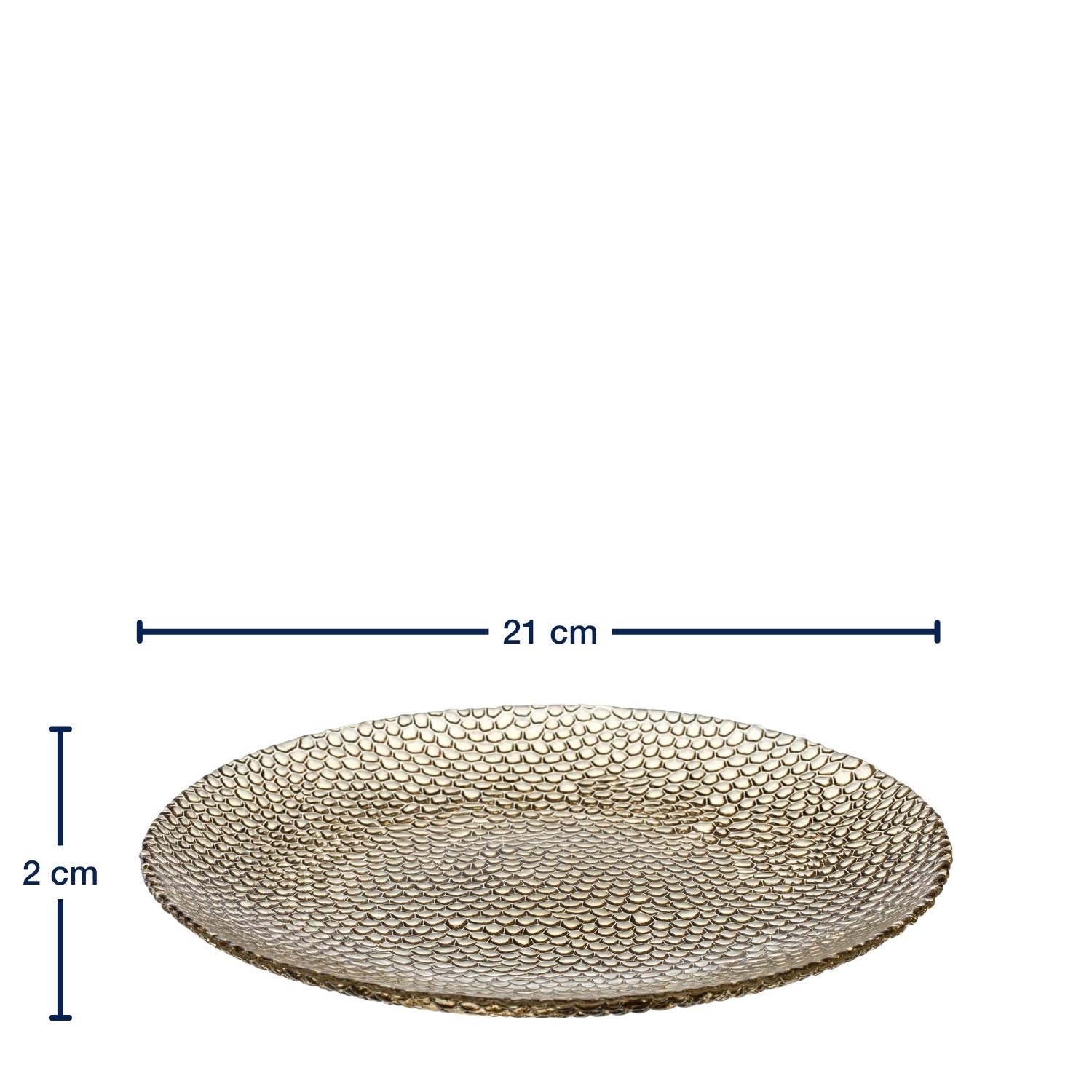 Massangaben zu Teller RIPOSO 21 cm braun