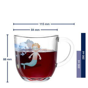 Massangaben zu Tasse BAMBINI AVVENTURA 280 ml Meer