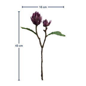 Massangaben zu Artischocke FIORE 43 cm lila