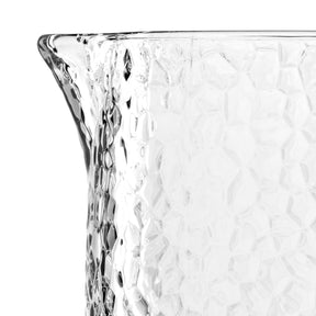 Krug MATERA, Detailaufnahme der strukturierten Glasoberfläche und des Randes