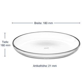 Massangaben zum Teller CUCINA 18 cm