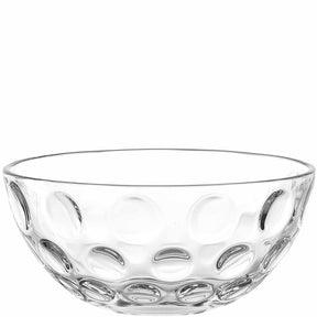 Glasschale CUCINA OPTIC mit gepunztem Oberflächenrelief, Draufsicht
