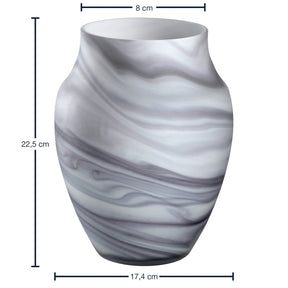 Massangaben zu Vase POESIA 23 cm Marmoroptik